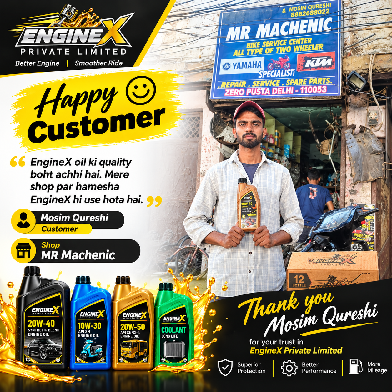 Mosim Qureshi - MR Machenic (Bike Service Center)